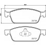 8DB 355 020-831 HELLA PAGID Комплект гальмівних колодок дисковий гальм