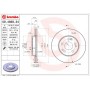 09.4869.34 BREMBO Гальмівний диск