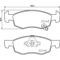 FK20052 KAISHIN Комплект гальмівних колодок дисковий гальм