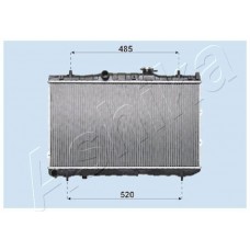 RDA333030 ASHIKA Радіатор охолодження двигуна
