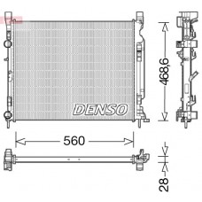 DRM23037 DENSO Радіатор охолодження двигуна