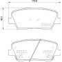 P 30 104 BREMBO Комплект гальмівних колодок дисковий гальм