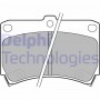 LP743 DELPHI Комплект гальмівних колодок дисковий гальм