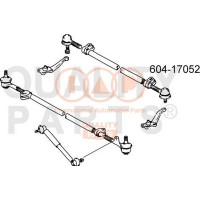 604-17052 IAP QUALITY PARTS Наконечник поперечної кермової тяги