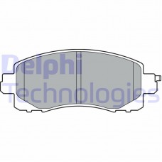 LP3411 DELPHI Комплект гальмівних колодок дисковий гальм
