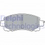 LP3411 DELPHI Комплект гальмівних колодок дисковий гальм