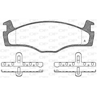 BPA0171.00 OPEN PARTS Комплект гальмівних колодок дисковий гальм