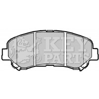 KBP2084 KEY PARTS Комплект гальмівних колодок дисковий гальм