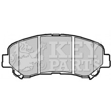KBP2084 KEY PARTS Комплект гальмівних колодок дисковий гальм