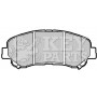 KBP2084 KEY PARTS Комплект гальмівних колодок дисковий гальм