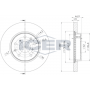 78BD6041-2 ICER Гальмівний диск