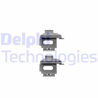 LX0370 DELPHI Комплектуючі колодки дискового гальма