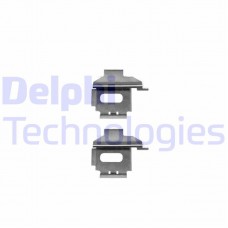LX0370 DELPHI Комплектуючі колодки дискового гальма