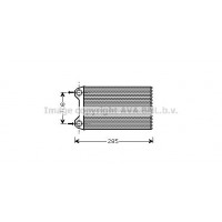 AI6254 AVA QUALITY COOLING Теплообмінник обігрів салону