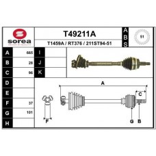 T49211A EAI Привідний вал
