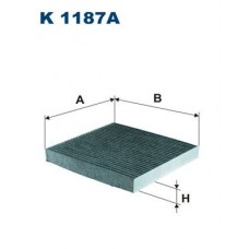 Фільтр повітря у внутрішньому просторі FILTRON K 1187A