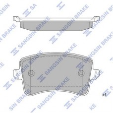 SP2146 Hi-Q Комплект гальмівних колодок дисковий гальм