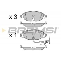 BP3516 BREMSI Комплект гальмівних колодок дисковий гальм