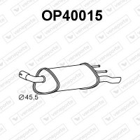 OP40015 VENEPORTE Глушник вихлопних газів кінцевий