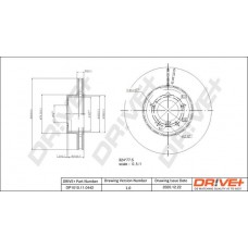 DP1010.11.0442 Dr!ve+ Гальмівний диск