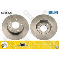 6016123 GIRLING Гальмівний диск