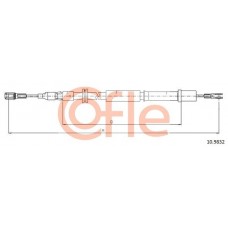 10.9832 COFLE Тросик, cтояночный тормоз