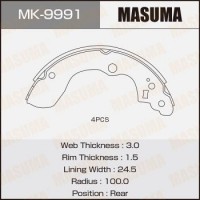 MK-9991 MASUMA Комплект гальмівних колодок