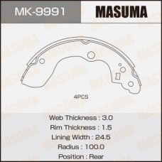 MK-9991 MASUMA Комплект гальмівних колодок