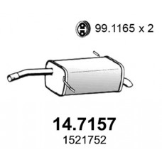 14.7157 ASSO Глушник вихлопних газів кінцевий