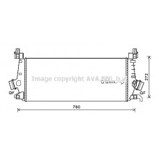 OLA4647 AVA QUALITY COOLING Интеркулер