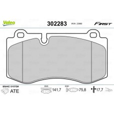 302283 VALEO КомплеК т гальмівних колодок, дискове гальмо