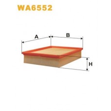 WA6552 WIX FILTERS Повітряний фільтр