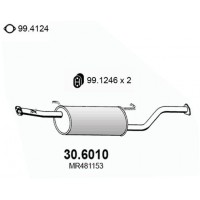 30.6010 ASSO Середній глушник вихлопних газів