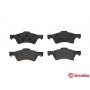 P 11 015 BREMBO Комплект гальмівних колодок дисковий гальм