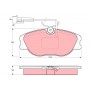GDB1058 TRW Комплект гальмівних колодок дисковий гальм