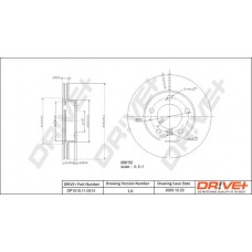 DP1010.11.0514 Dr!ve+ Гальмівний диск