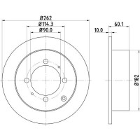 8DD 355 107-331 HELLA Гальмівний диск