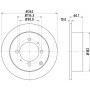 ND3018K NISSHINBO Гальмівні диски