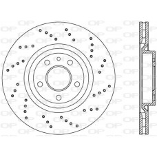BDRS1663.25 OPEN PARTS Гальмівний диск