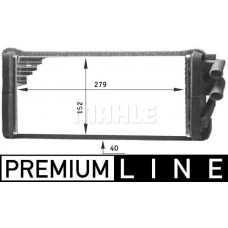 AH 98 000P MAHLE Теплообмінник обігрів салону