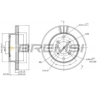 CD6623V BREMSI Гальмівний диск