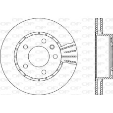 BDR1407.20 OPEN PARTS Гальмівний диск