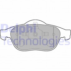 LP1708 DELPHI Комплект гальмівних колодок дисковий гальм