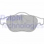 LP1708 DELPHI Комплект гальмівних колодок дисковий гальм
