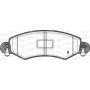 BPA0702.12 OPEN PARTS Комплект гальмівних колодок дисковий гальм