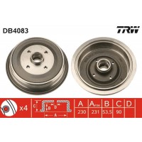 DB4083 TRW Гальмівний барабан