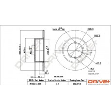 DP1010.11.0206 Dr!ve+ Гальмівний диск