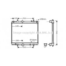 PEA2274 AVA QUALITY COOLING Радіатор охолодження двигуна