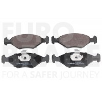 5502222392 EUROBRAKE Комплект гальмівних колодок дисковий гальм