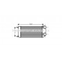PEA4294 AVA QUALITY COOLING Интеркулер